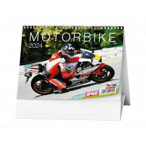 Fotografie reklamního předmětu „Motorbike 2024 - Stolní kalendář“