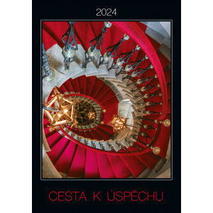 Fotografie reklamního předmětu „Cesta k úspěchu 2024 - Nástěnný kalendář“