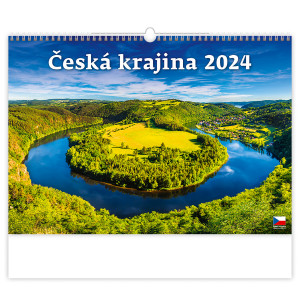 Fotografie reklamního předmětu „Česká krajina 2024 - Nástěnný kalendář“