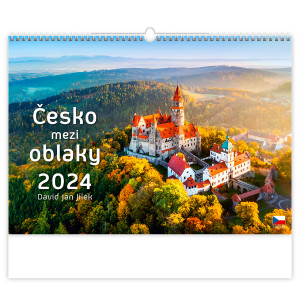 Fotografie reklamního předmětu „Česko mezi oblaky 2024 - Nástěnný kalendář“