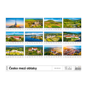 Fotografie k reklamnímu předmětu „Česko mezi oblaky 2024 - Nástěnný kalendář“