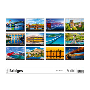 Fotografie k reklamnímu předmětu „Bridges 2024 - Nástěnný kalendář“