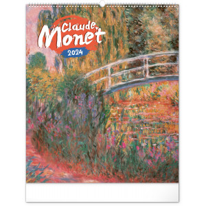 Fotografie reklamního předmětu „Claude Monet 2024 - Nástěnný kalendář“