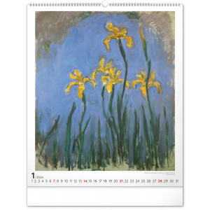 Fotografie k reklamnímu předmětu „Claude Monet 2024 - Nástěnný kalendář“
