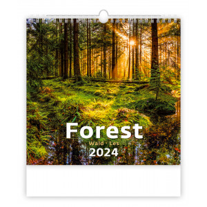 Fotografie reklamního předmětu „Forest 2024- Nástěnný kalendář“