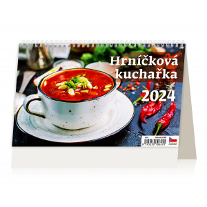Fotografie reklamního předmětu „Hrníčková kuchařka 2024 - Stolní kalendář“