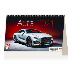 Fotografie reklamního předmětu „Auta 2024 - Stolní kalendář“