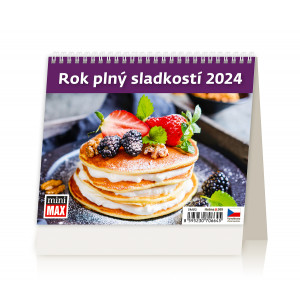 Fotografie reklamního předmětu „Rok plný sladkostí 2024 - Stolní kalendář“