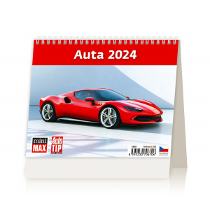 Fotografie reklamního předmětu „Auta 2024 - Stolní kalendář“