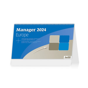 Fotografie reklamního předmětu „Manager Europe 2024 - stolní kalendář“