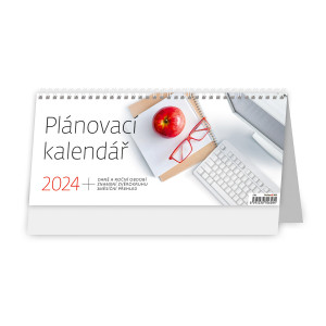 Fotografie reklamního předmětu „Plánovací kalendář 2024 - Stolní kalendář“