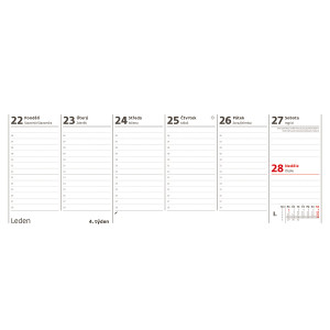 Fotografie k reklamnímu předmětu „Poznámkový kalendář OFFICE 2024 - Stolní kalendář“