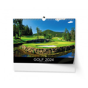 Fotografie reklamního předmětu „Golf - české resorty 2024 - Nástěnný kalendář“