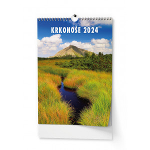 Fotografie reklamního předmětu „Krkonoše 2024 - Nástěnný kalendář“