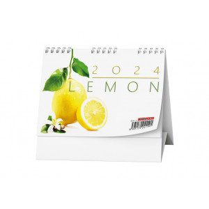 Fotografie reklamního předmětu „Lemon 2024 - Stolní kalendář“
