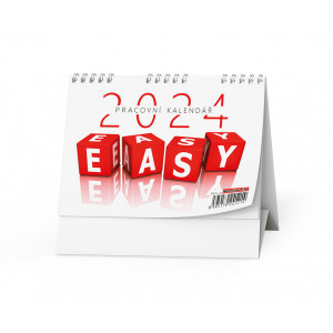Fotografie reklamního předmětu „Easy 2024 - Stolní kalendář“