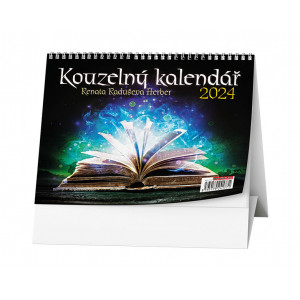 Fotografie reklamního předmětu „Kouzelný kalendář Renaty Raduševy Herber 2024 - Stolní kalendář“