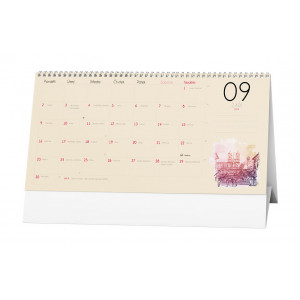 Fotografie k reklamnímu předmětu „Měsíční kalendář 2024 - Stolní kalendář“