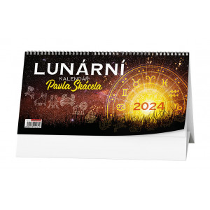 Fotografie reklamního předmětu „Lunární kalendář Pavla Skácela 2024 - Stolní kalendář“