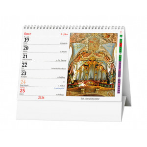 Fotografie k reklamnímu předmětu „Katolický kalendář 2024 - Stolní kalendář“
