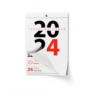 Fotografie reklamního předmětu „Nástěnný trhací kalendář A5 - 2024“