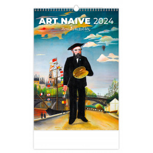 Fotografie reklamního předmětu „Henri Rousseau - Art Naive 2024 - nástěnný kalendář“