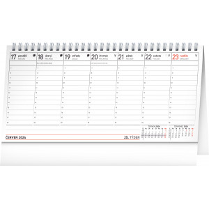 Fotografie k reklamnímu předmětu „Plánovací kalendář 2024 - Stolní kalendář“