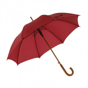 Fotografie reklamního předmětu „Holový deštník automativký s dřevěnou rukojetí“