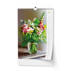 Fotografie k reklamnímu předmětu „Květiny 2024 - Nástěnný kalendář“
