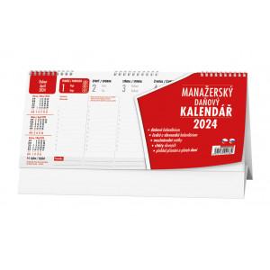 Fotografie reklamního předmětu „Manažerský kalendář 2024 - Stolní kalendář daňový“