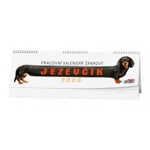 Fotografie reklamního předmětu „Jezevčík 2024 - Pracovní kalendář žánrový“