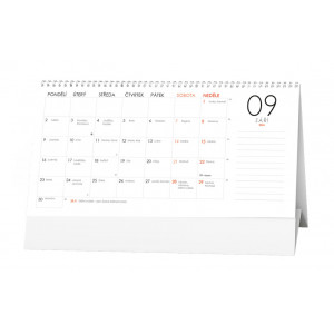 Fotografie k reklamnímu předmětu „Měsíční pracovní kalendář 2024 - Stolní kalendář“