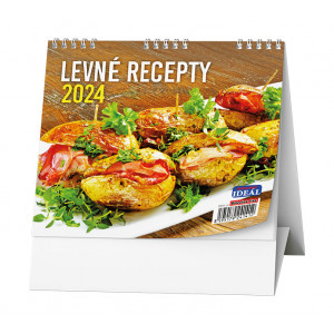 Fotografie reklamního předmětu „Levné recepty 2024 - Stolní kalendář Ideál“