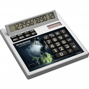 Fotografie reklamního předmětu „Designová stolní kalkulačka“