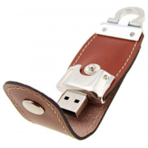 Fotografie reklamního předmětu „Flash disk USB v kůži“