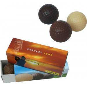 Fotografie reklamního předmětu „Golfové míčky 90 g, mix čokolád“