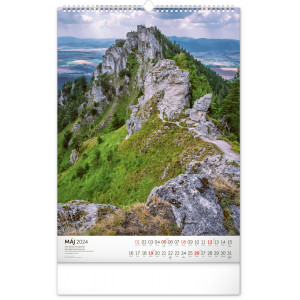Fotografie k reklamnímu předmětu „Národné parky Slovenska SK 2024 - Nástěnný kalendář“
