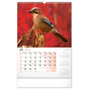 Fotografie k reklamnímu předmětu „Poľovnícky kalendár SK 2024 - Nástěnný kalendář“