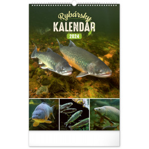 Fotografie reklamního předmětu „Rybársky kalendár SK 2024 - Nástěnný kalendář“