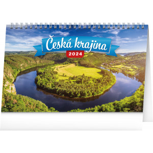 Fotografie reklamního předmětu „Česká krajina 2024 - Stolní kalendář“