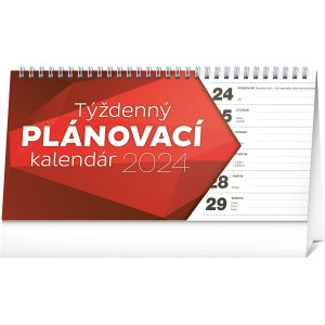 Fotografie reklamního předmětu „Plánovací riadkový SK 2024 - Stolní kalendář“