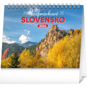 Fotografie reklamního předmětu „Rozprávkové Slovensko SK 2024 - Stolní kalendář“
