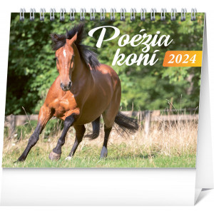 Fotografie reklamního předmětu „Poézia koní SK 2024 - Stolní kalendář“