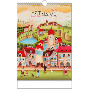 Náhled reklamního předmětu „Nástěnný kalendář Art Naive - Sylva Prchlíková 2019“