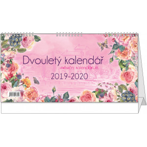 Náhled reklamního předmětu „Stolní kalendář Dvouletý kalendář 2019 - 2020“