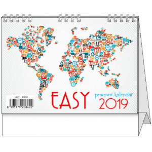 Náhled reklamního předmětu „Stolní kalendář Easy 2019“
