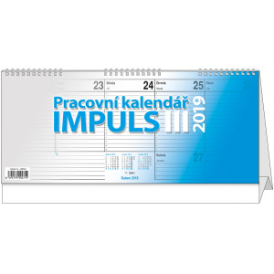 Náhled reklamního předmětu „Stolní kalendář Impuls III 2019“