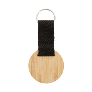 Fotografie k reklamnímu předmětu „bambusový přívěšek na kíče, kulatý“