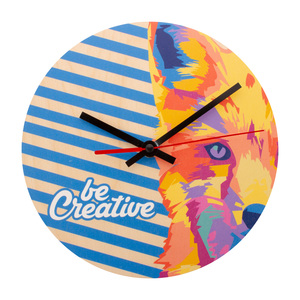 Fotografie reklamního předmětu „nástěnné hodiny na zakázku“