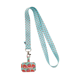 Fotografie k reklamnímu předmětu „lanyard RPET s držákem na mobilní telefon“